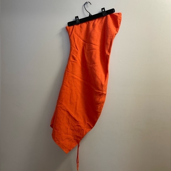 Sndys NOBU Strapless Ruched Mini Dress. Size S/M - Picture 8 of 10